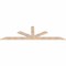 Ekena Millwork Saratoga Smooth Timber Gable Bracket, Douglas Fir, 108"W x 31 1/2"H x 1 1/2"D x 5 1/2"F, 7/12 Pitch GBW108X31X0206SAR00SDF - alternate 2